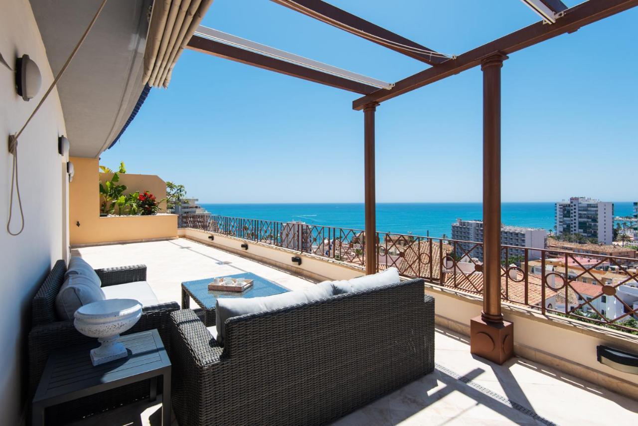Ph Bellagio: Luxurious And Romantic Duplex Penthouse With Private Pool & Sea Views 贝纳尔马德纳 外观 照片