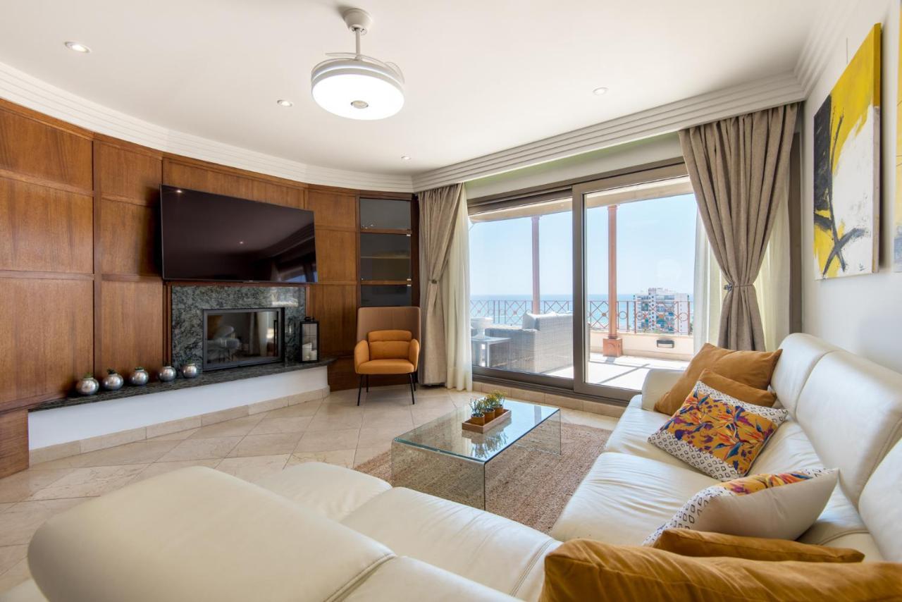 Ph Bellagio: Luxurious And Romantic Duplex Penthouse With Private Pool & Sea Views 贝纳尔马德纳 外观 照片
