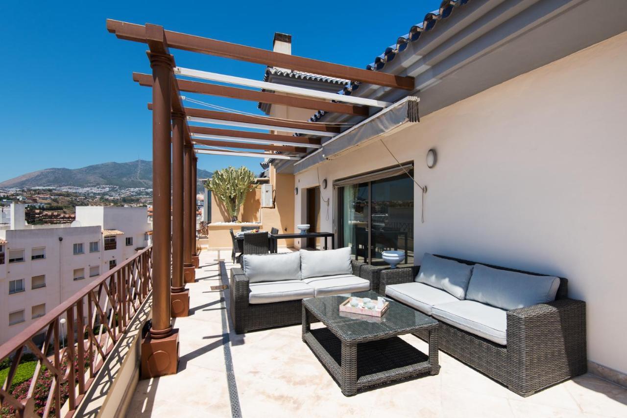 Ph Bellagio: Luxurious And Romantic Duplex Penthouse With Private Pool & Sea Views 贝纳尔马德纳 外观 照片